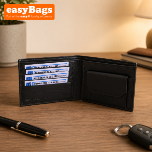 The Classic Black Leather Bifold Wallet