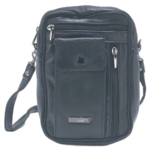 Compact Leather Crossbody Organiser Bag