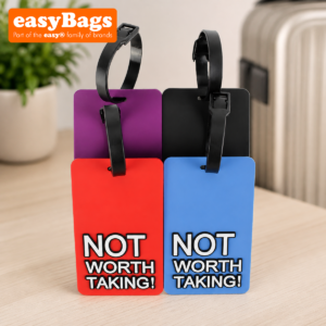 Novelty Funny Luggage Tags NOT WORTH TAKING