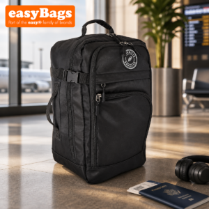 Multi-Functional Backpack Laptop, Travel & Daily Use, Water-Resistant - Black, Mustard, Fire Red