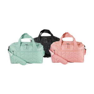 Quilted Weekend Duffel Bag 40x25x20cm Underseat Travel Holdall, Gym & Carry-On Bag, easyJet, Ryanair & Jet2 Cabin Bag Size Approved