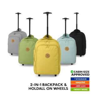 easyJet Cabin Approved Bag Wheeled Backpack 2-in-1 Trolley Rucksack
