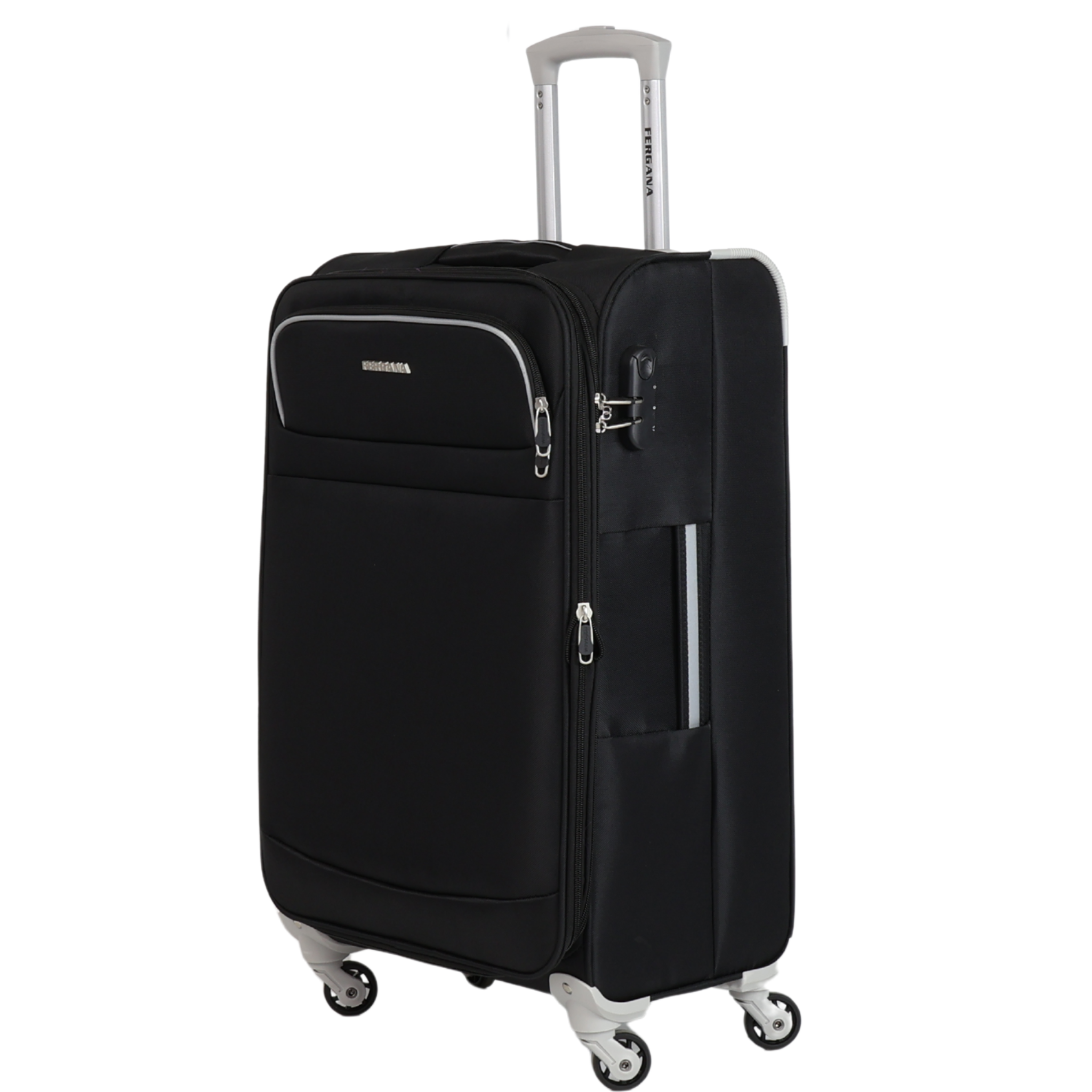 Fergana Soft Case Set Suitcase – Lightweight Expandable Fabric Check-in ...