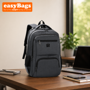 Durable Laptop Backpack with Smart Organisation and Travel-Friendly Design - Grey