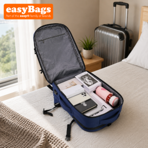 Underseat Ryanair Cabin Bag Backpack with Smart Storage and Comfort - Navy