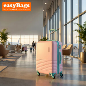 Fergana 24 Inch Cabin Carry On ABS Hard Shell Suitcase Lightweight Spinner Luggage TSA Lock Baby Pink