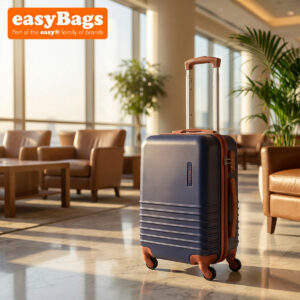 Fergana 20 Inch Cabin Carry On ABS Hard Shell Suitcase Lightweight Spinner Luggage TSA Lock Navy